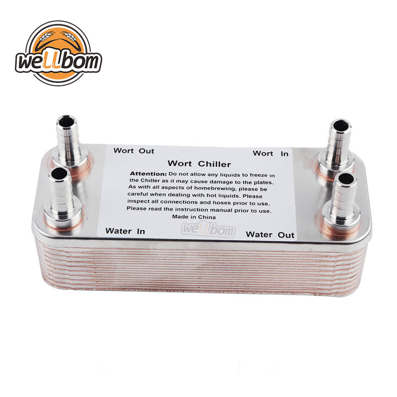 Stainless Steel 304 Home Brewing Cooling Chiller 20 Plates Beer Wort Chiller with 1/2'' NPT Thread & 4pcs Hose Barb,Tumi - The official and most comprehensive assortment of travel, business, handbags, wallets and more.